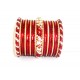 Maroon & Gold Indian Fashion Bangles